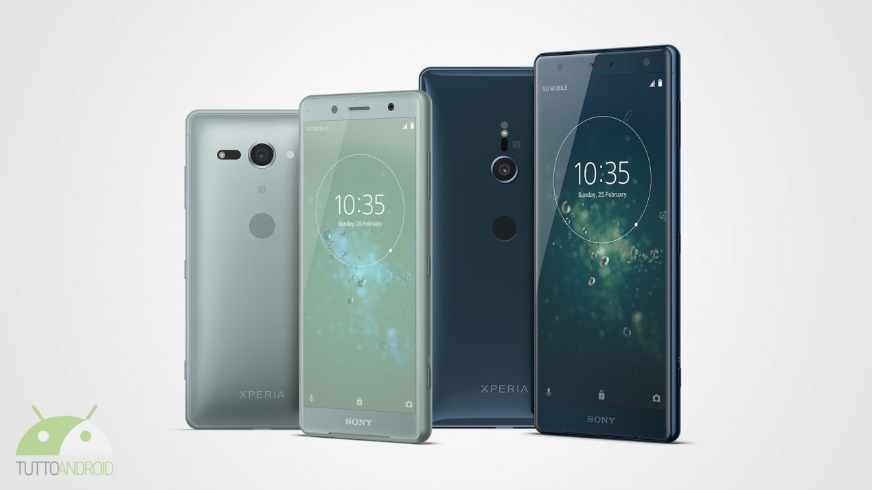 Sony Xperia XZ2 e Xperia XZ2 Compact ufficiali: meno cornici e più potenza e rinnovamento