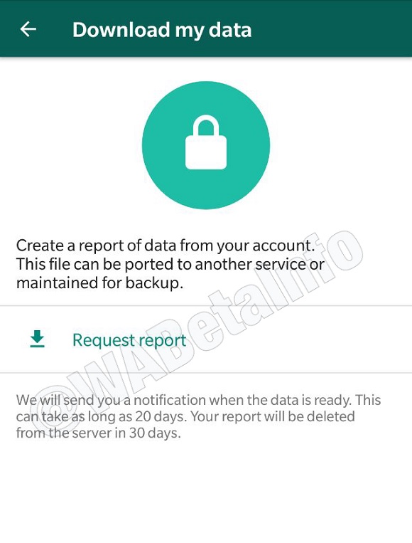 WhatsApp Beta introduce la possibilità di controllare i dati personali raccolti dall'app