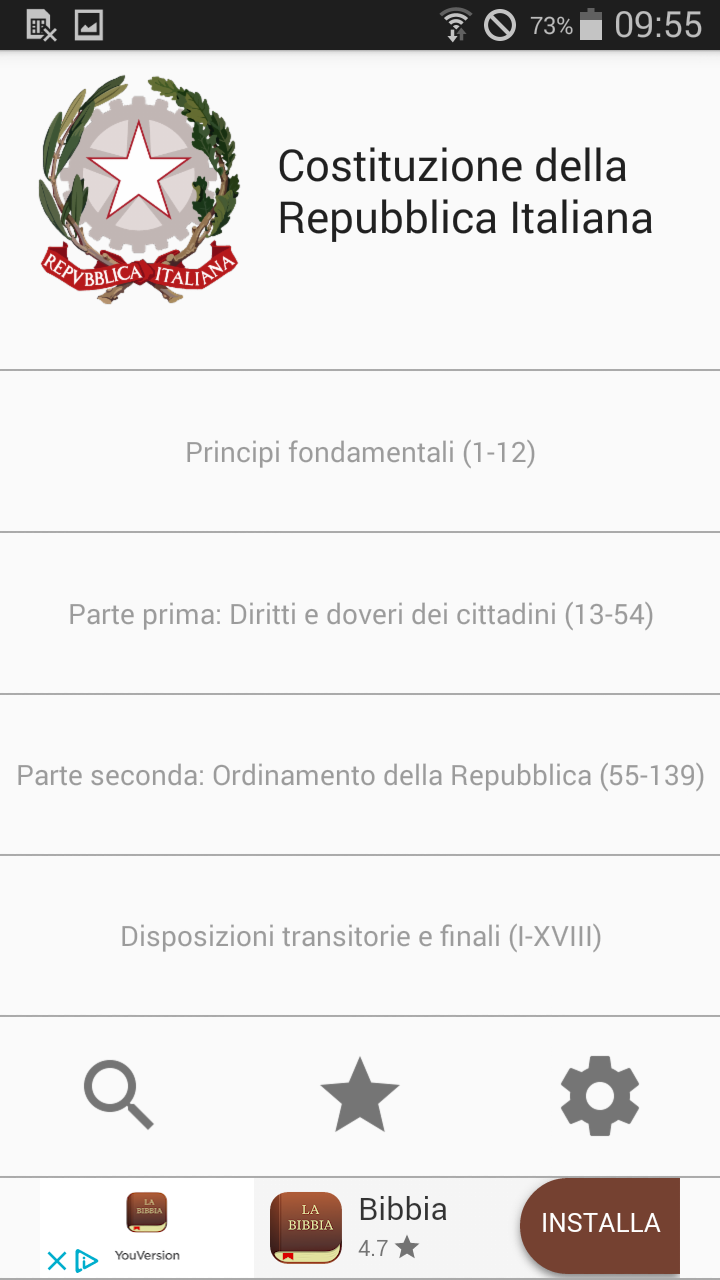 La Costituzione Italiana E Consultabile Da Smartphone Grazie All Omonima App