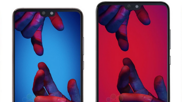 Huawei P20 e P20 Pro render