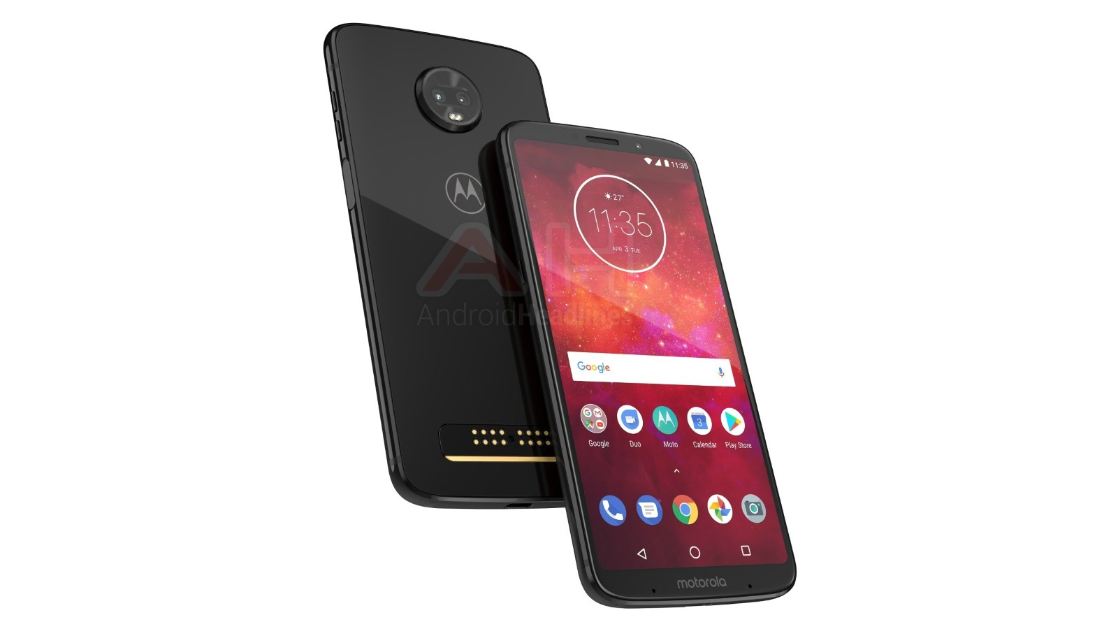 Moto Z3 Play Exc Render