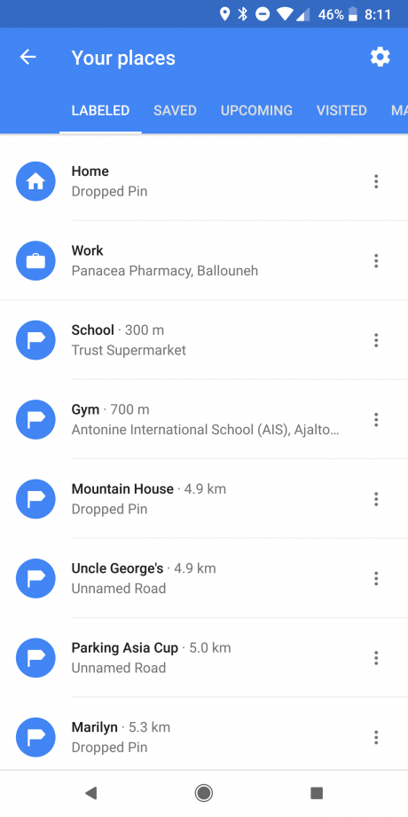 Google maps school gym 3