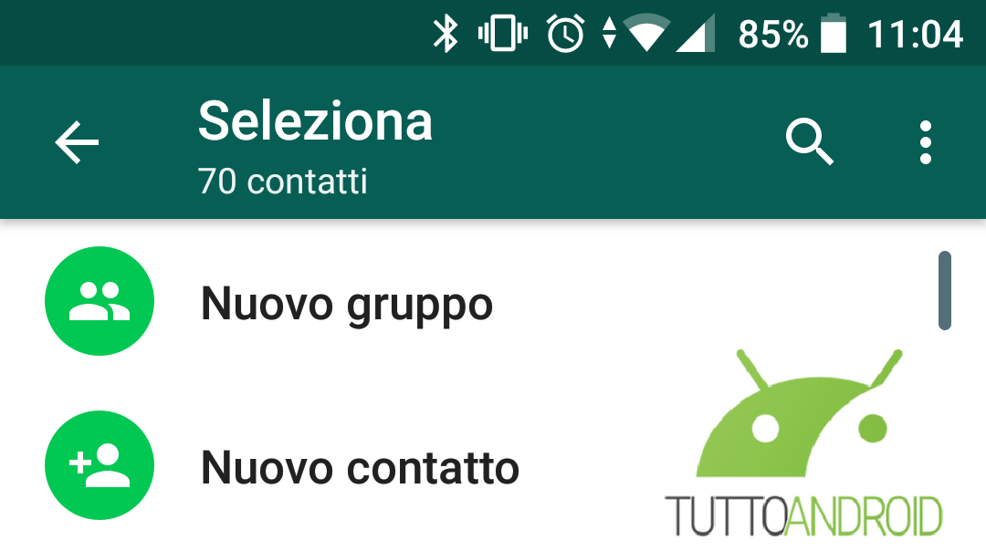 WhatsApp beta aggiunge l'opzione per mostrare o nascondere i media in  galleria e lo shortcut per i nuovi contatti