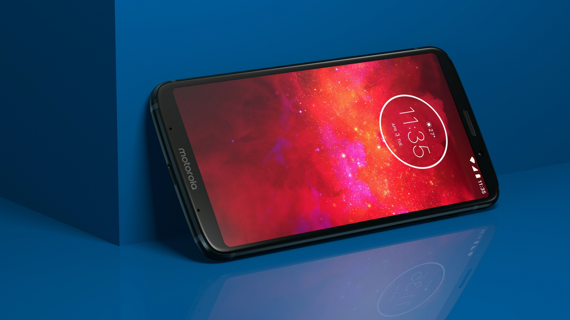 MotoZ3Play Deep indigo Display