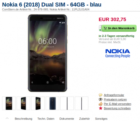 Nokia 6.1 4 64 europa