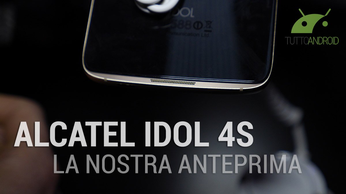 Alcatel idol 4s copertina