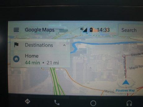 Google maps glitch android auto