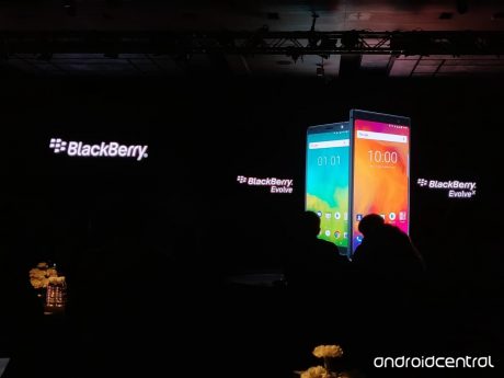 Androidcentral blackberry evolve