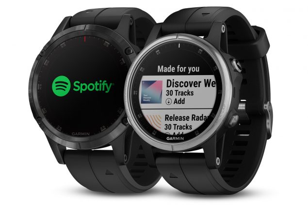garmin smartwatch with spotify