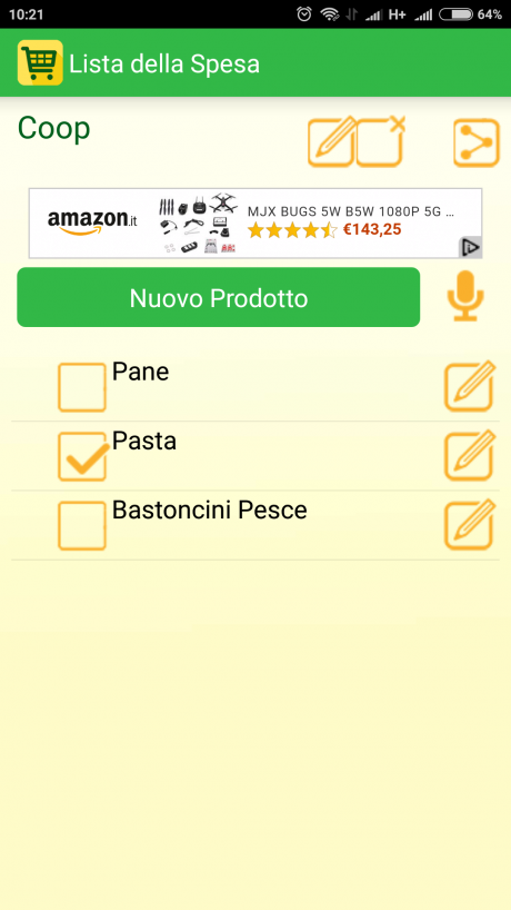 Lista Della Spesa Un App Semplice E Pratica Con Reparti E Liste Multiple