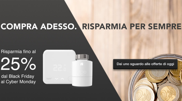Termostati Intelligenti tado° Black Friday