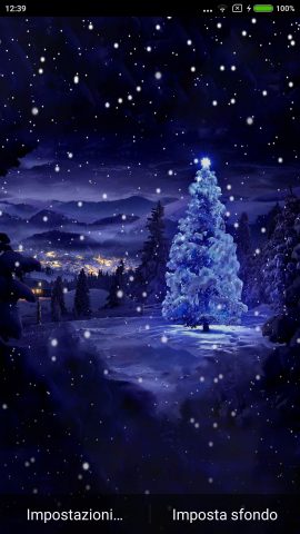 Sfondi Natalizi Animati Per Android.Christmas Tree Offre Uno Sfondo Animato Personalizzabile Con L Albero Di Natale Innevato