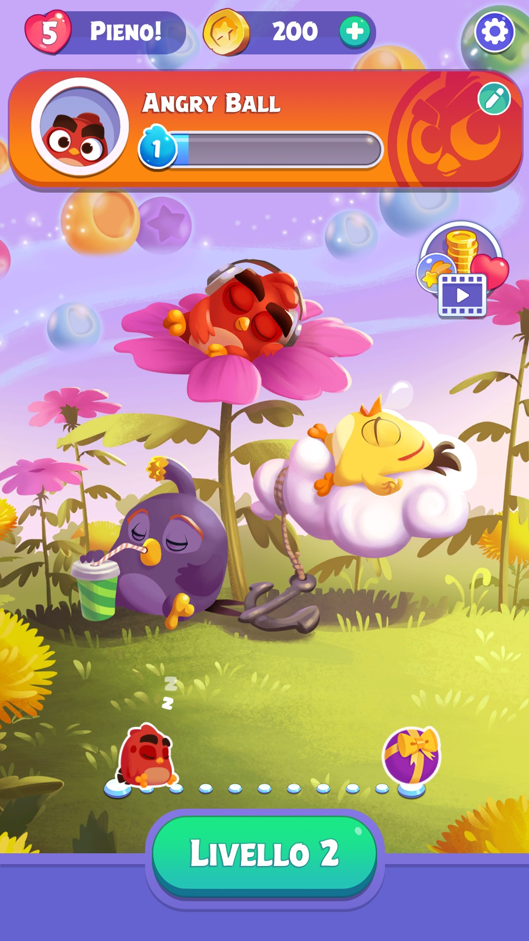 Сколько уровней в angry birds dream blast