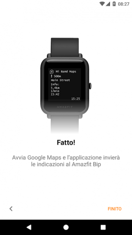 amazfit bip google maps