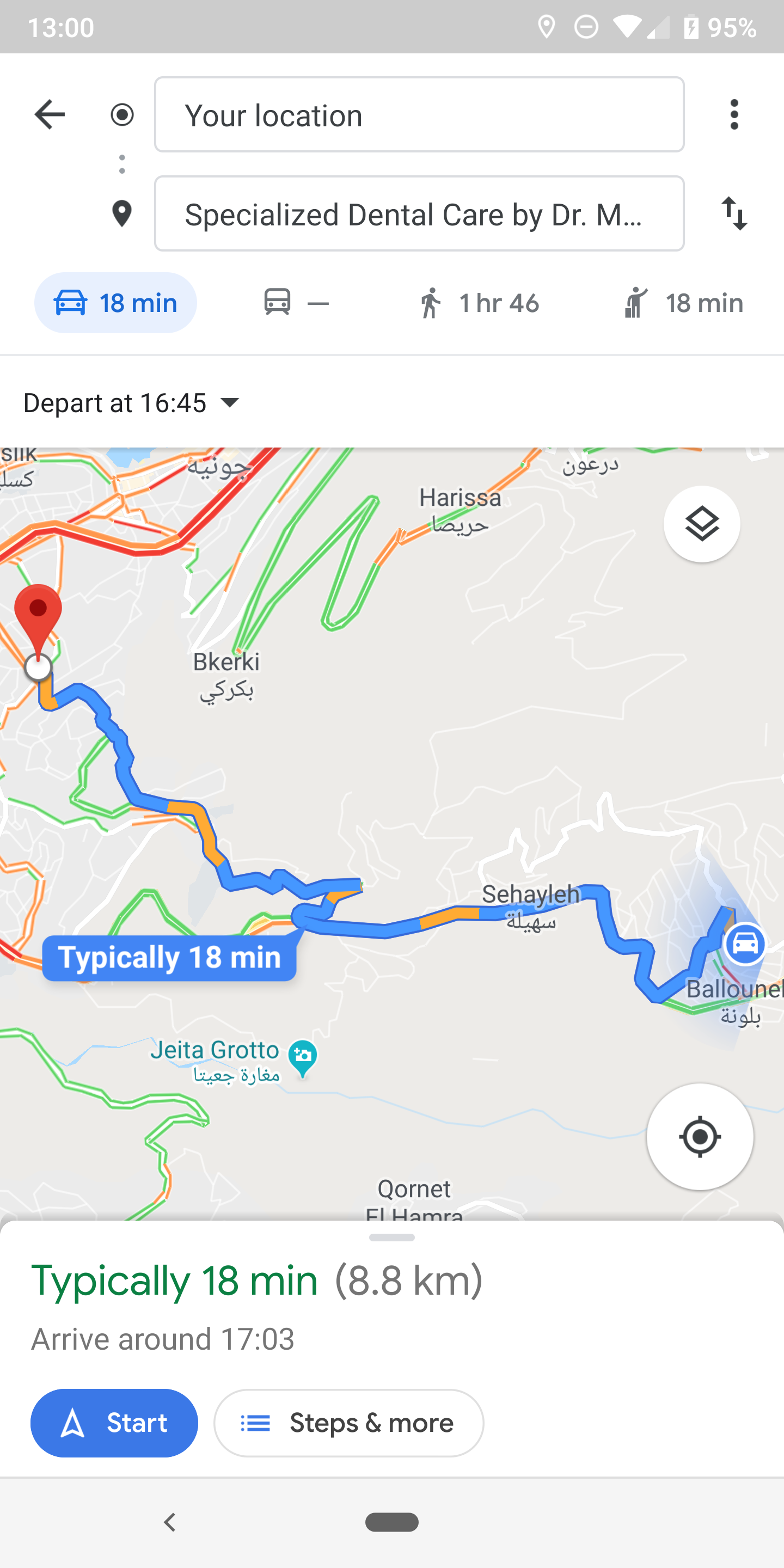 Google Maps permette di impostare gli orari di partenza e ...