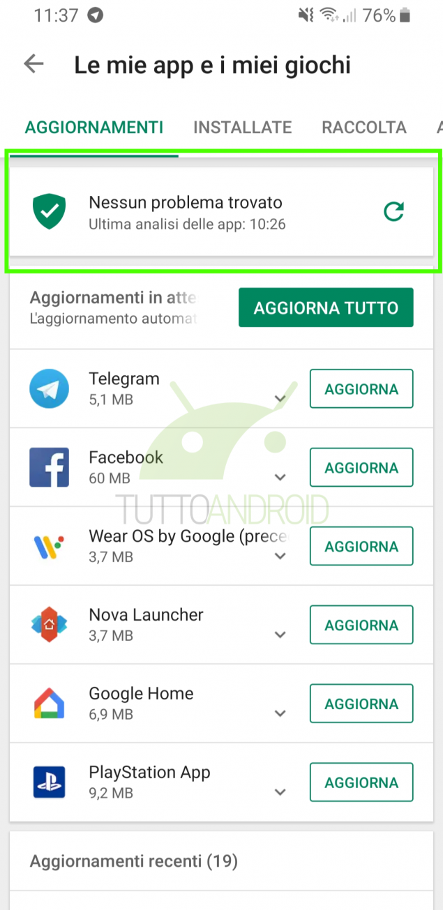 In Attesa Del Download Verificata Da Play Protect