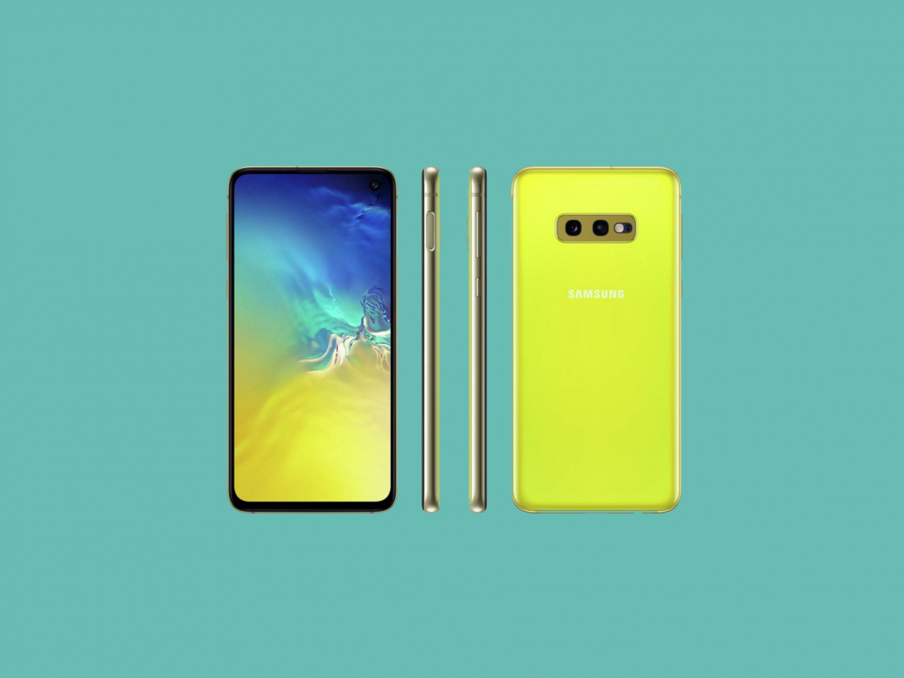 samsung galaxy s10e canary yellow