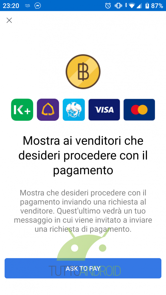 Paga con Facebook