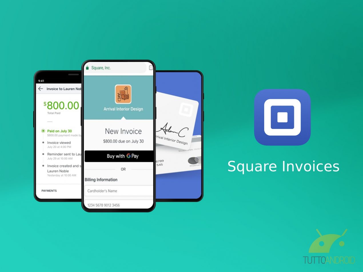 square invoices paid by check