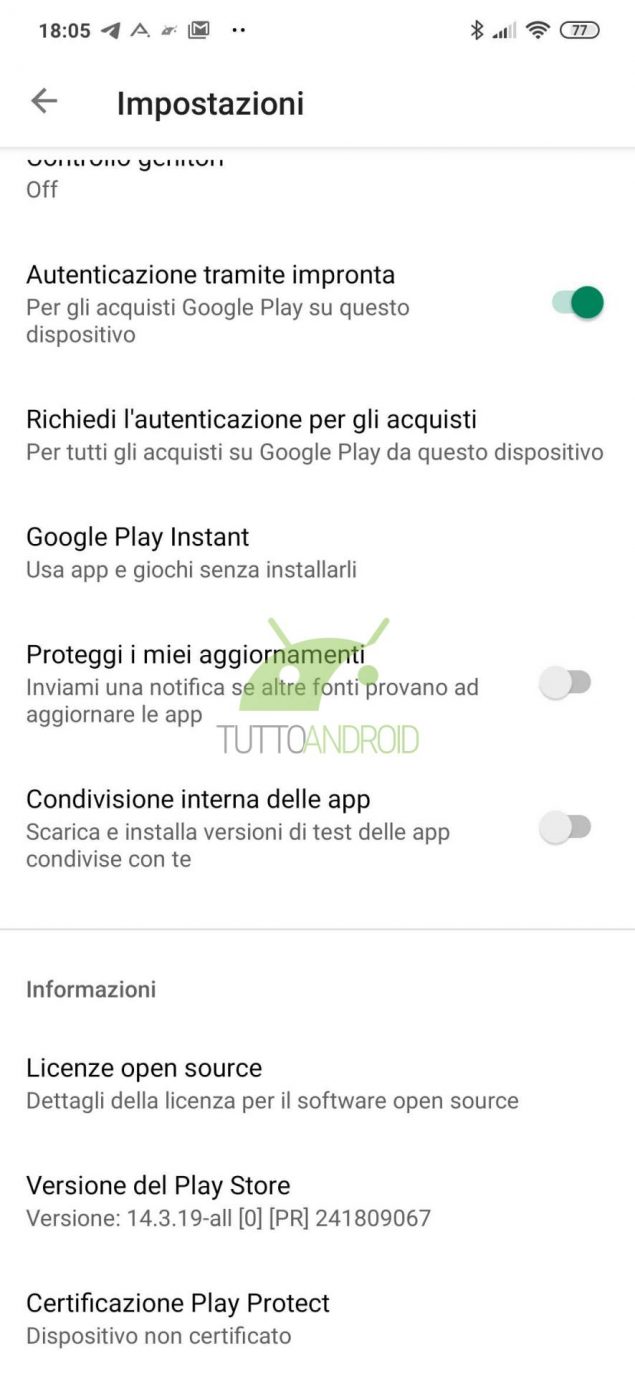 In Attesa Del Download Verificata Da Play Protect
