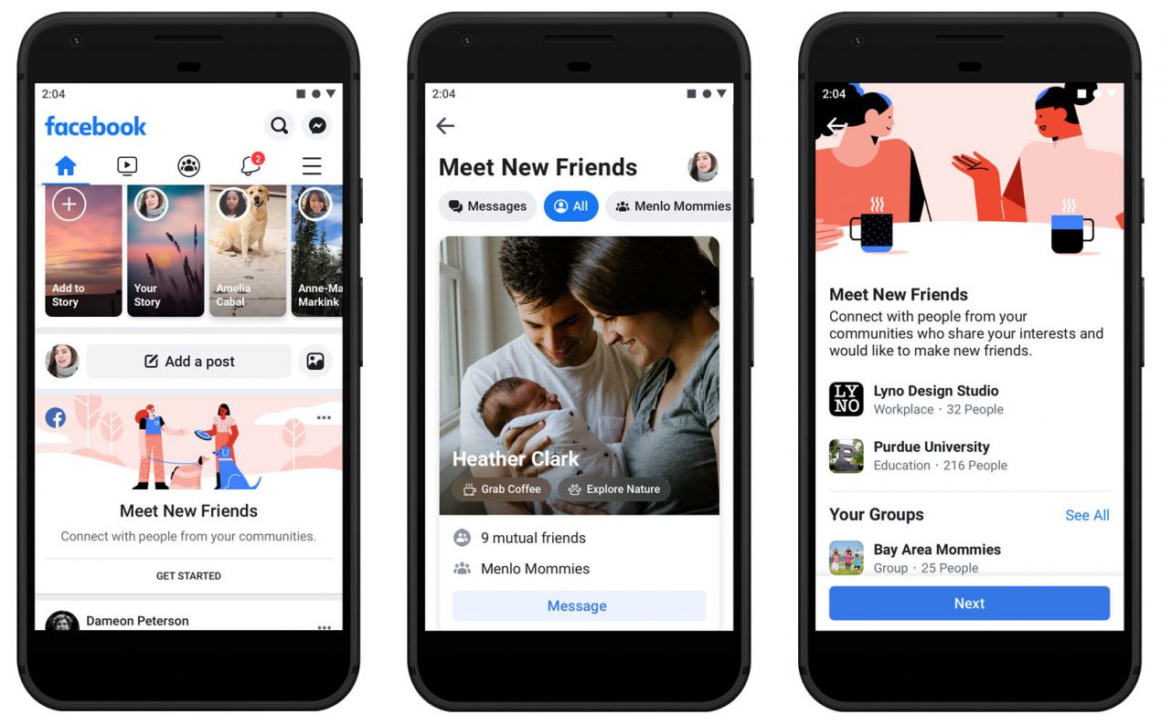 Facebook annuncia novità epocali: nuova grafica bianca e nuove funzioni per Android e client web