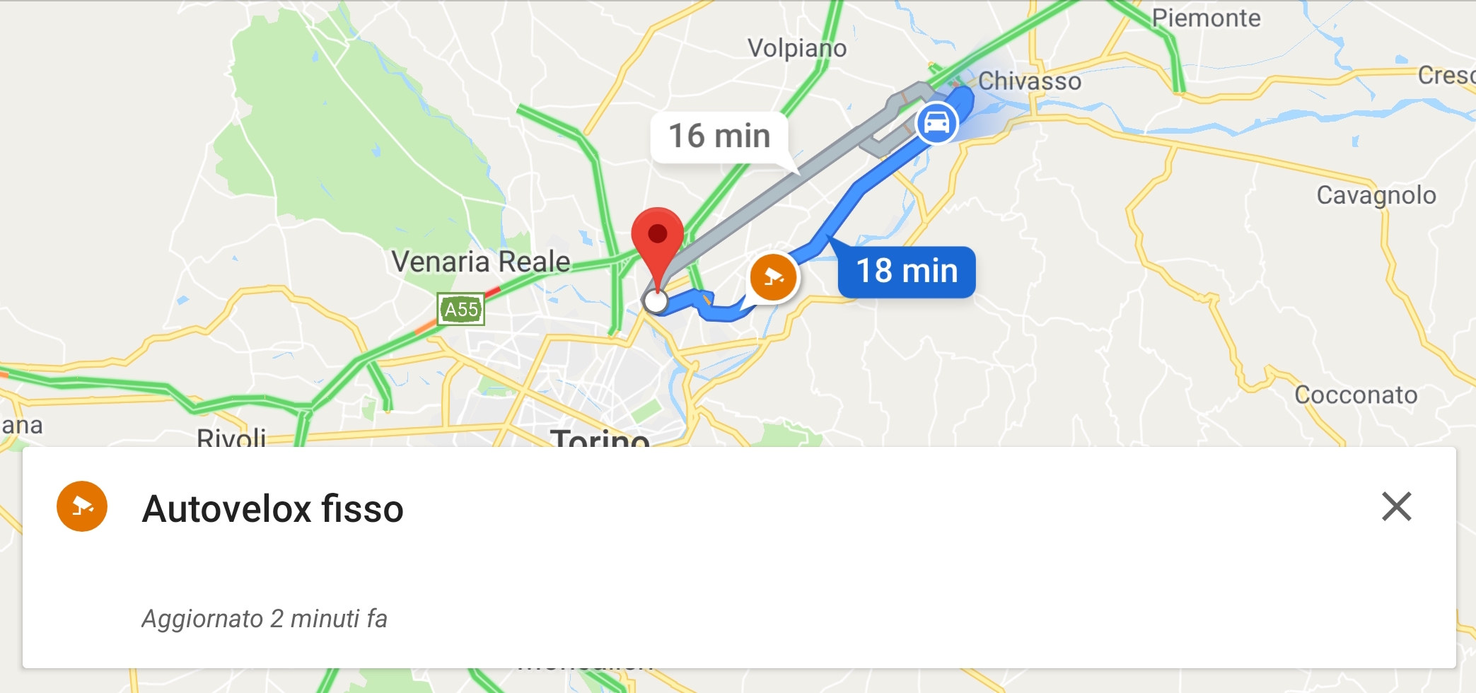 Autovelox su Google Maps