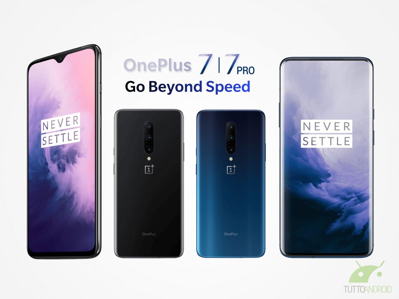 OnePlus mette su famiglia e il top di gamma si sdoppia: OnePlus 7 e OnePlus 7 Pro sono ufficiali
