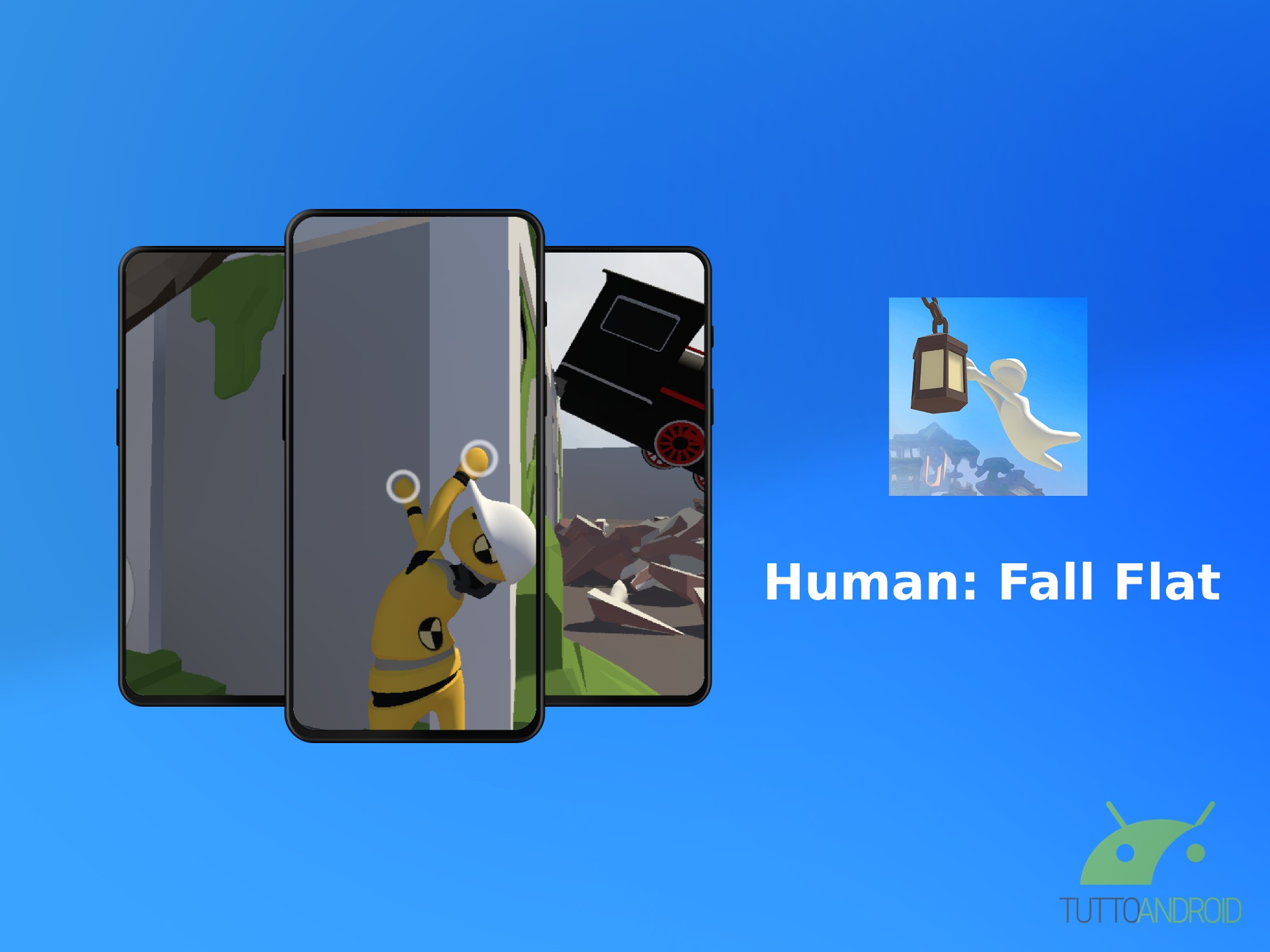 Human: Fall Flat è un rompicapo 3D basato sulla fisica che richiede abilità  nel parkour