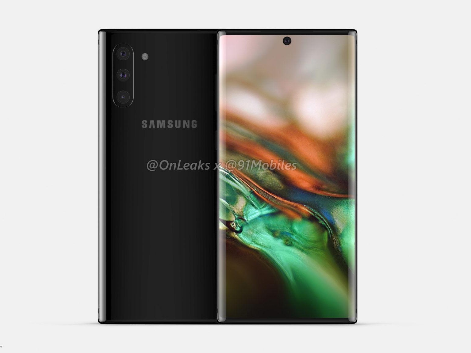 Samsung galaxy note10 5k renders