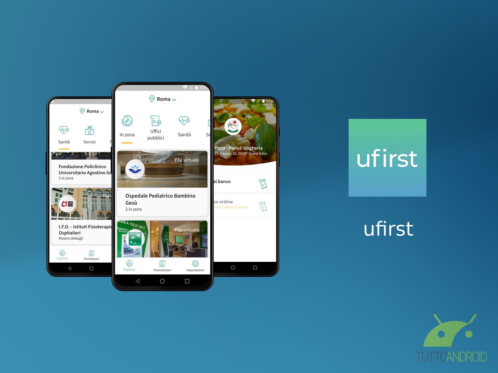 Ufirst L'app ufirst fa la fila al vostro posto agli sportelli di università ...