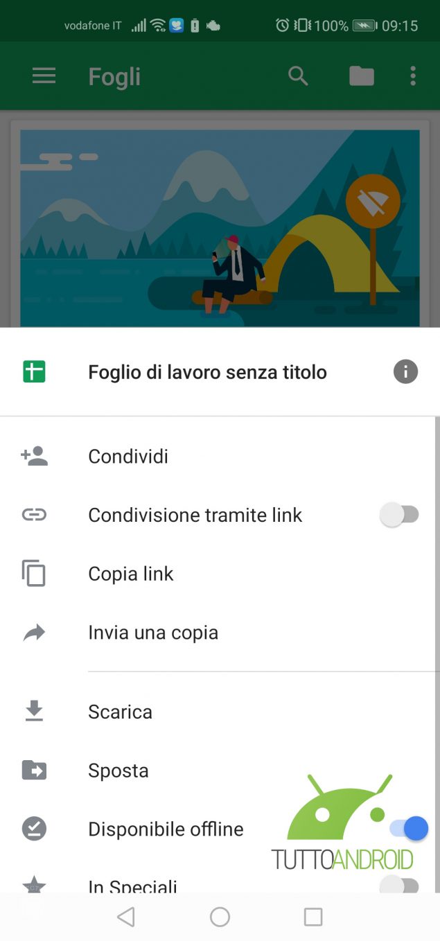 ACCEDERE A FOGLI visual data 8