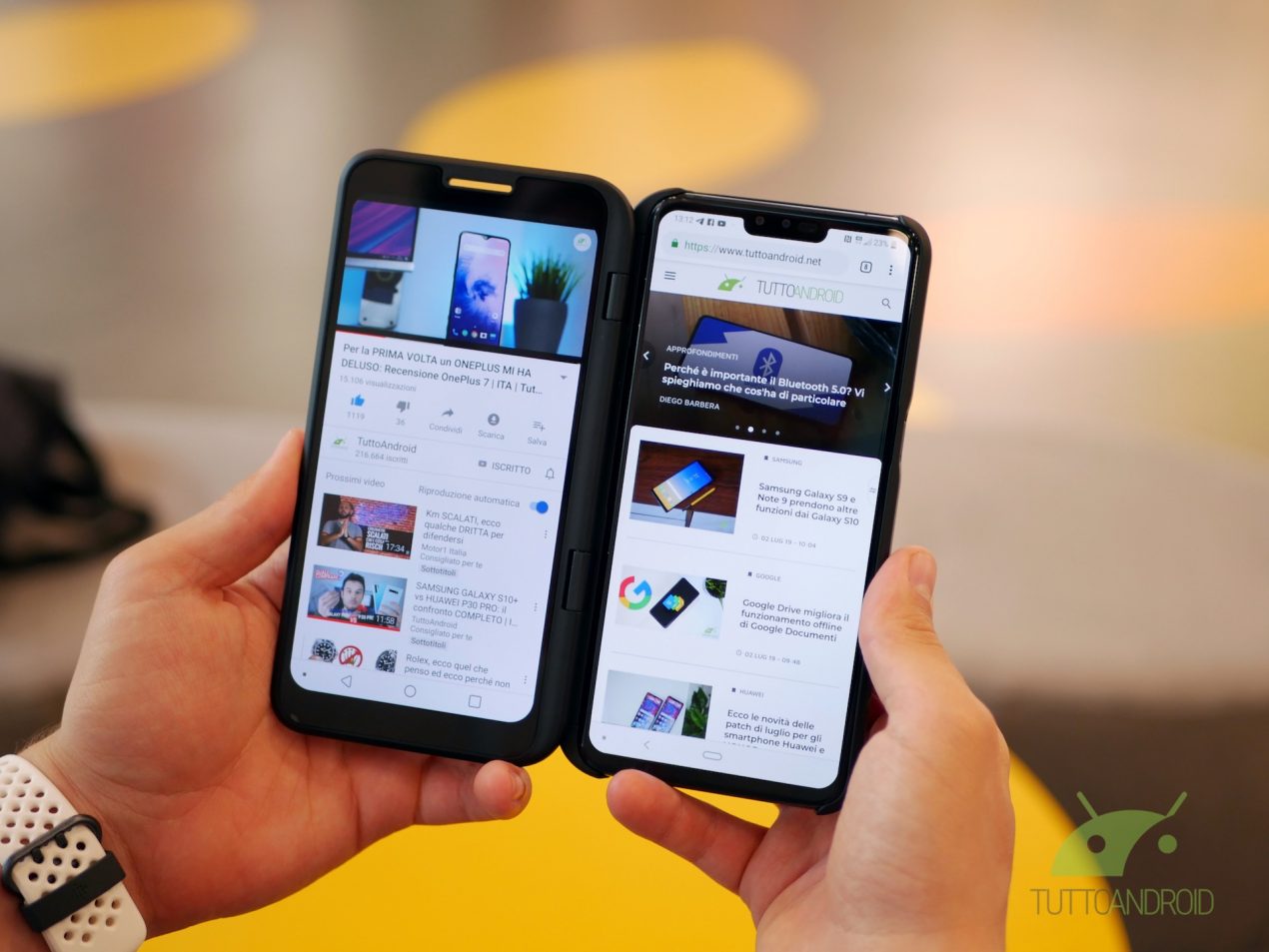 L'aggiornamento ad Android 10 è in roll out per LG V50 ThinQ, Realme 3 Pro e HONOR 8X