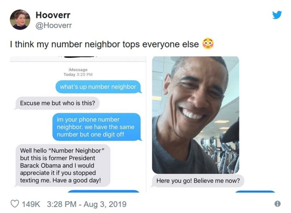 Number neighbor