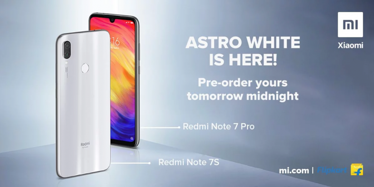 Redmi Note 7S, Redmi Note 7 Pro e Mi Power Bank 2i disponibili da oggi in nuovi colori