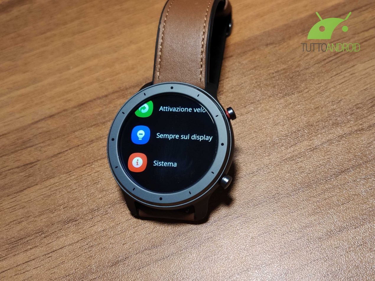 amazfit gtr operating system