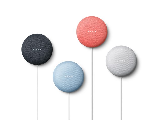 google nest mini stereo controlli capacitivi play pausa
