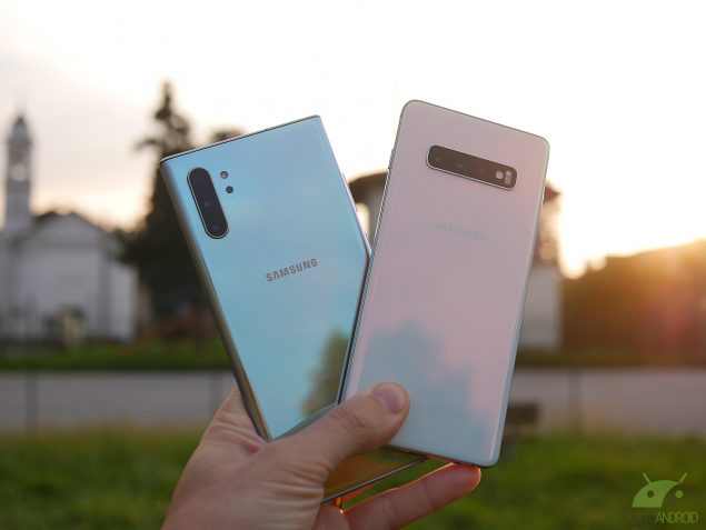 Samsung Galaxy Note 10+ e Samsung Galaxy S10+