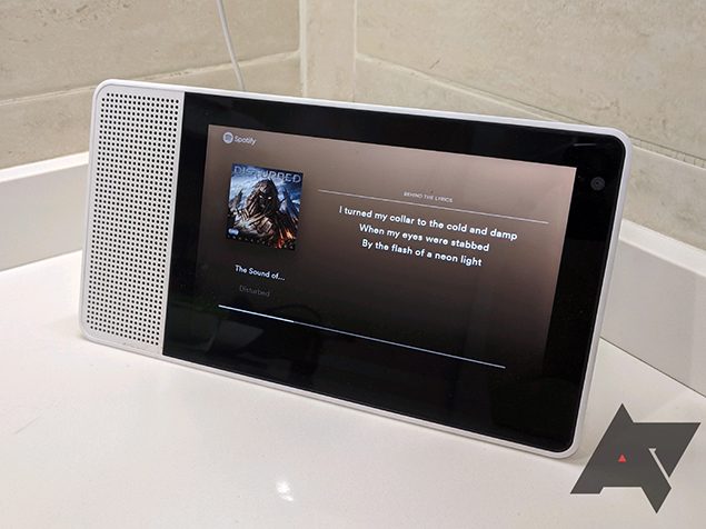 spotify behind the lyrics google nest home max lenovo smart display rollout
