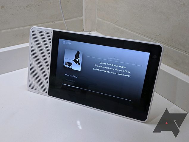 spotify behind the lyrics google nest home max lenovo smart display rollout