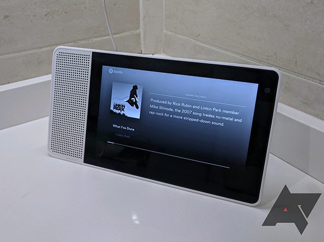 spotify behind the lyrics google nest home max lenovo smart display rollout