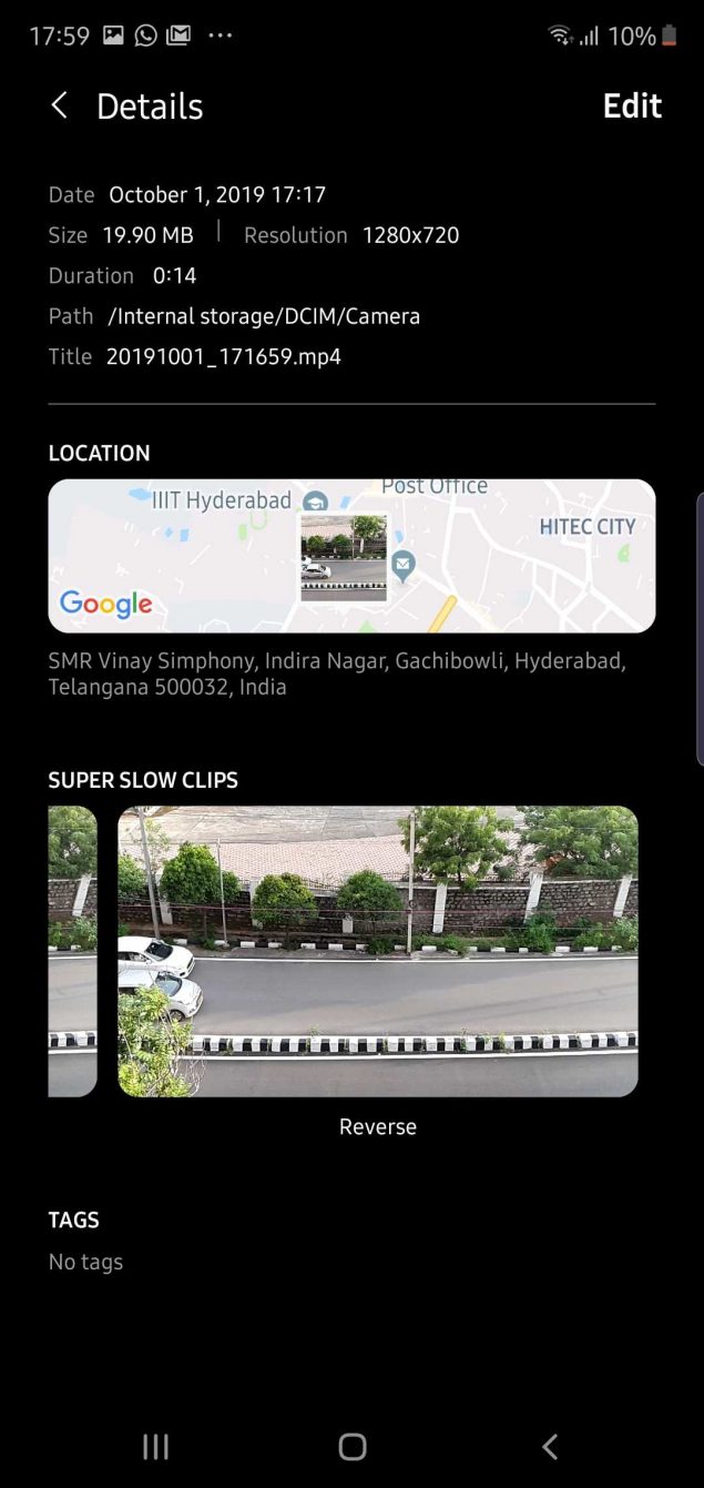 video slow motion reverse samsung galaxy