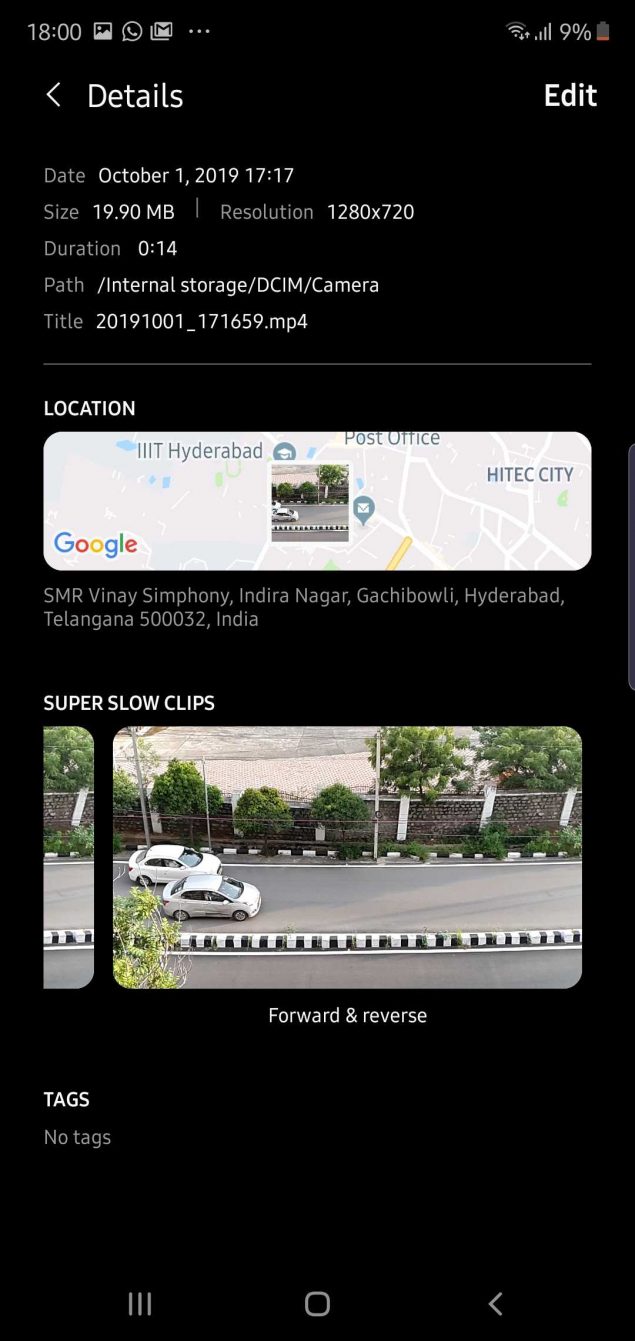 video slow motion reverse samsung galaxy