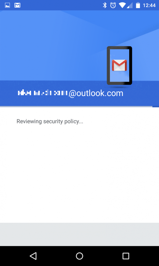 google gmail microsoft exchange account problemi