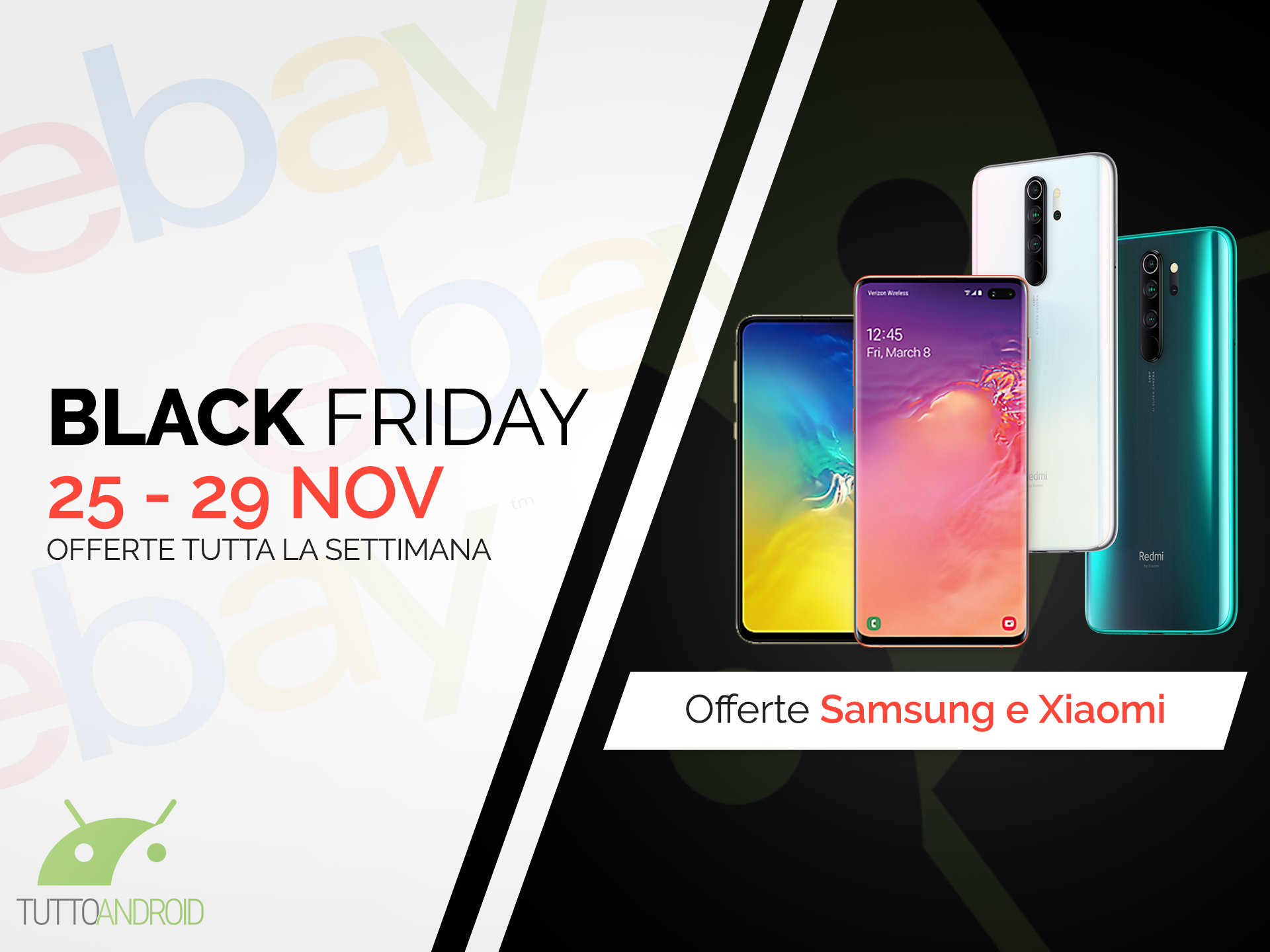 Offerte samsung xiaomi ebay black friday