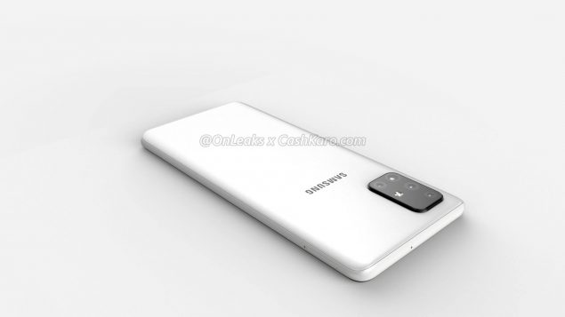 samsung galaxy a71 render video 360 gradi
