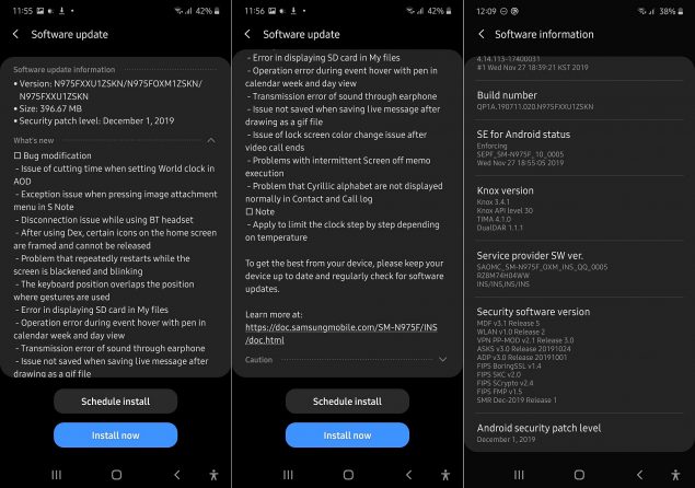 samsung galaxy note 10 plus android 10 one ui 2.0 beta 