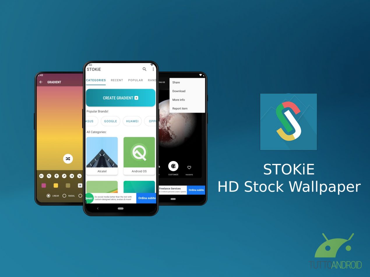 Ecco perché installare STOKiE, l'app con centinaia di sfondi stock