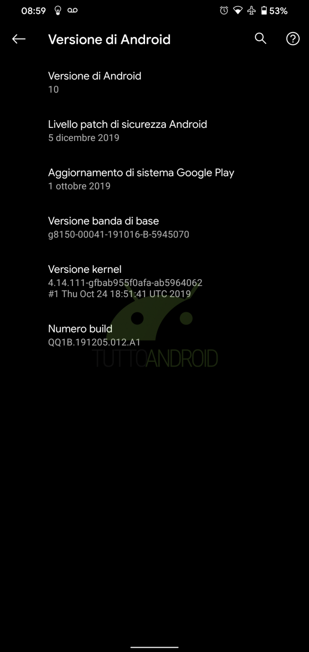 google pixel 4 xl aggiornamento patch di sicurezza dicembre