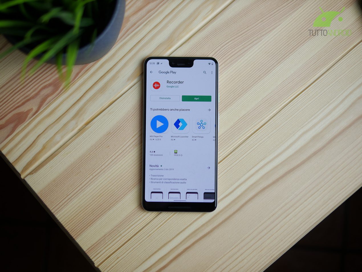 Google Recorder con la versione 3.5 dà una rinfrescata alla sua interfaccia