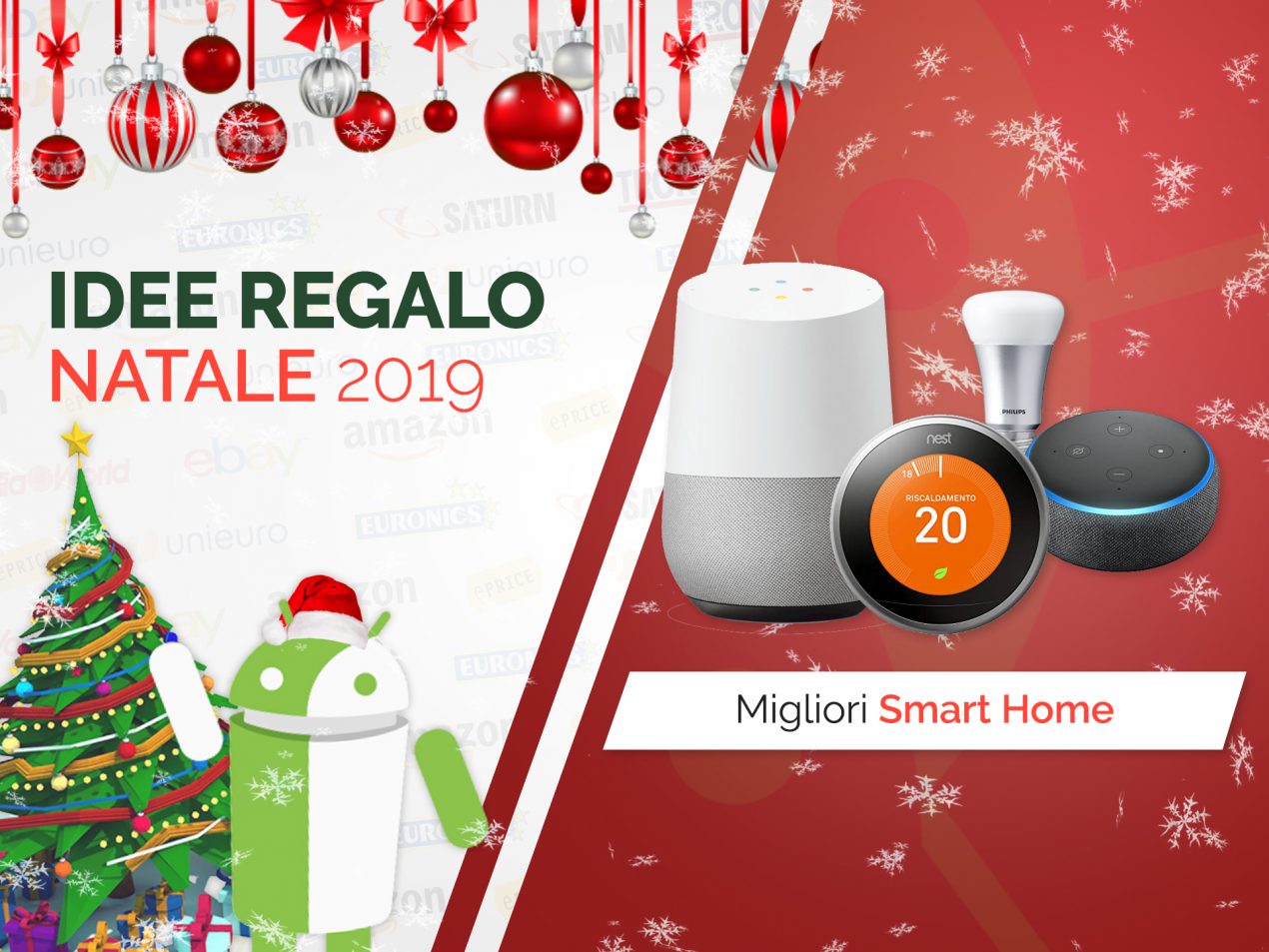 Quali gadget smarthome regalare a Natale? La nostra selezione delle Idee Regalo Natale 2019